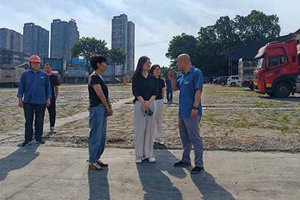 泸州市国资委副主任张月姣带队到泸天化港口督导汛期安全生产工作