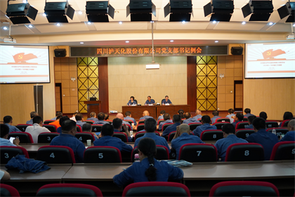 泸天化股份公司党委召开支部书记例会