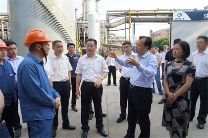 国家应急管理部副部长刘伟莅临泸天化巡查安全工作