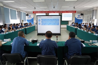 泸天化股份公司召开2020年上半年生产经营分析会