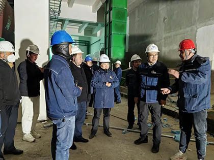 泸天化集团领导调研指导宁夏高效复合肥项目建设工作