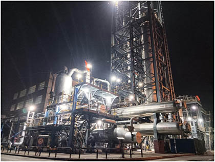 泸天化股份公司合成老系统装置一次开车成功出产品