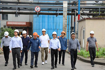 无锡市国联金投和合私募基金管理有限公司董事长郑耀一行到油脂公司考察