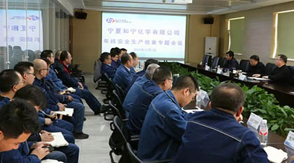 泸天化股份公司总经理傅利才一行赴宁夏和宁公司调研指导工作